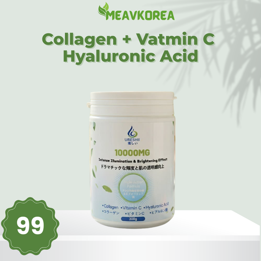 Collagen Vitamin C Hyaluronic Acid Skin Glow Powder