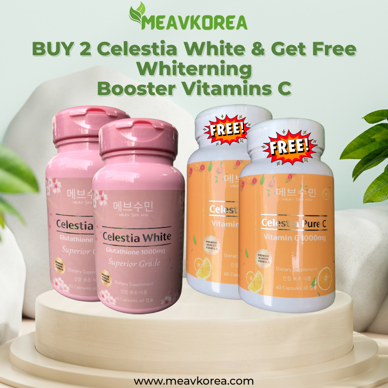 BUY 2 Celestia White & Get Free 2 Whiterning Booster Vitamins C